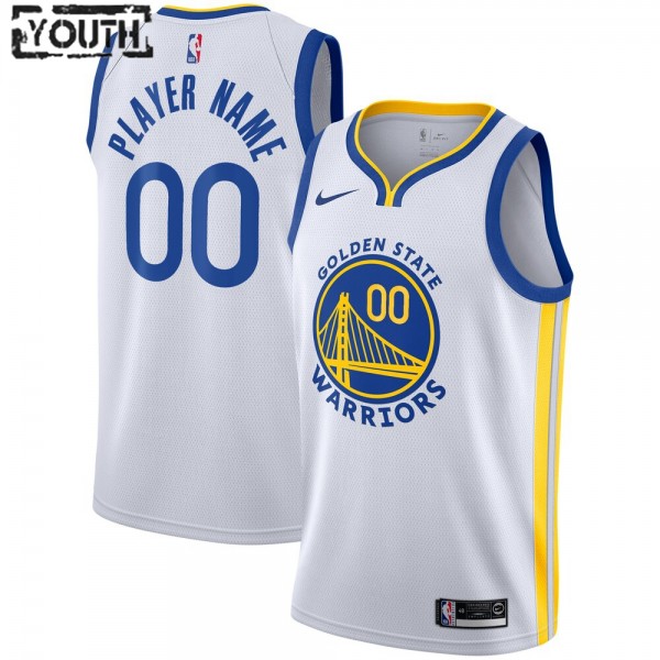 Golden State Warriors Trikot Benutzerdefinierte 2020-2021 Nike Association Edition Swingman - Kinder